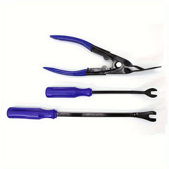 3pcs Car Clip Remover Tool Clip Pliers Set Fastener Removal Tool Auto Trim Remov