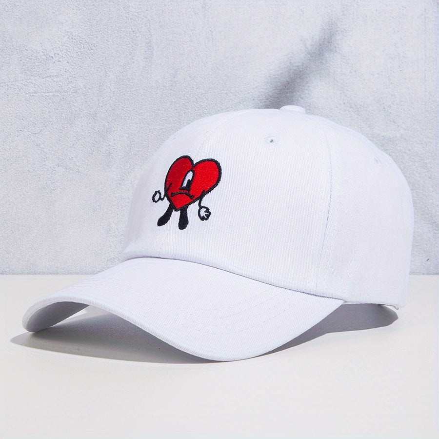 Embroidered Baseball Cap Men's Casual Sunscreen Peaked Cap