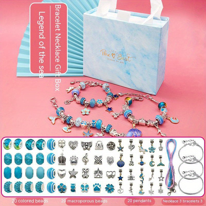 DIY Jewelry Making Kit for Girls - Beaded Bracelet Creative Set