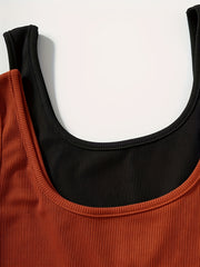 Casual Sleeveless Jumpsuits 2 Pack Women's Clothing