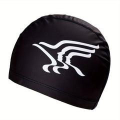 Adults PU Fabric Swim Cap High Elasticity Comfortable Swim Hats