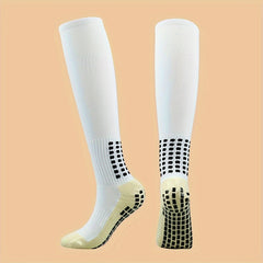 Anti Slip Soccer Socks Sweat Absorbing Breathable Grip Socks