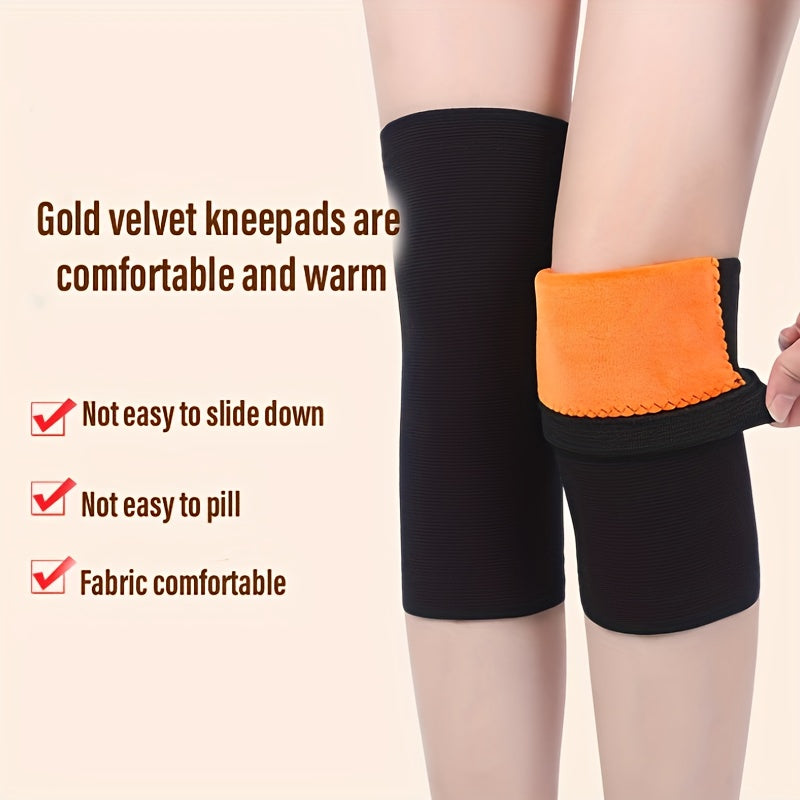 Winter Warm Thin Knee Pads for Indoor Outdoor Use