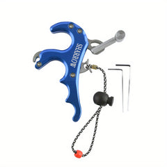 Adjustable 4 Finger Bow Release Aid with Caliper and Thumb Triggers