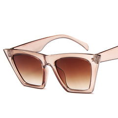 Vintage Oversized Cat Eye Y2K Gradient Sunglasses Women
