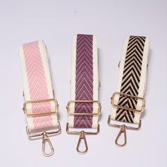 Jacquard Arrow Adjustable Purse Strap Wide Nylon Handbag Belt