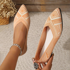 Women's Comfy Slip On Flat Shoes Soft Sole Casual Ballet Flats