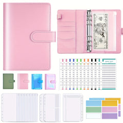 Budget Binder w/ Zipper Envelopes & Expense Sheets Money Organizer
