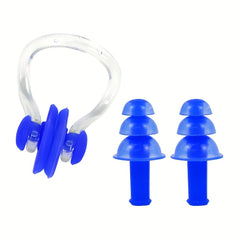 Swim Safely Earplugs & Nose Clip Set with Box