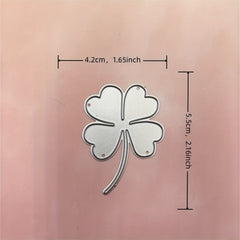 Four Leaf Clover Lucky Grass Cutting Mold for DIY Gift Package Greeting Card