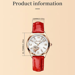 LIGE Girl's Love Dial Youth Gift Watch Life Waterproof Female Student