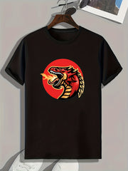 Dragon Print Men's Graphic T shirt Casual Comfy Tees For Summer