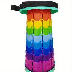 Portable Lightweight Collapsible Stool Extendable with Carrying Bag