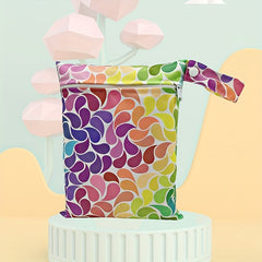 Printed Waterproof Diaper Bag Washable Travel Bag Storage Bag