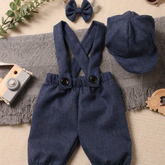 Newborn Photography Suit Baby Strap Pants Studio Props Set