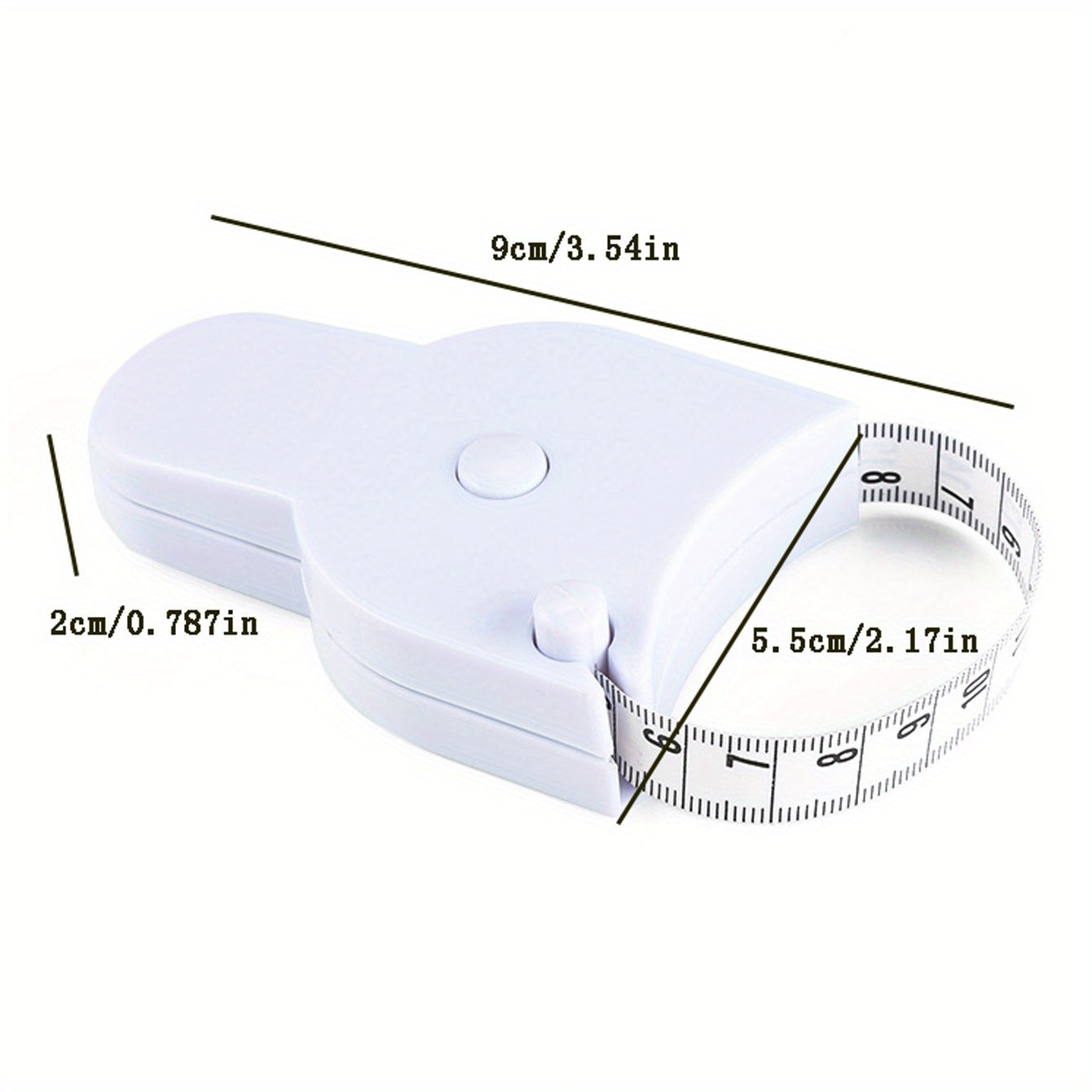 Self-tightening Body Measuring Ruler 60 Inch for Sewing Tailor Dressmaking