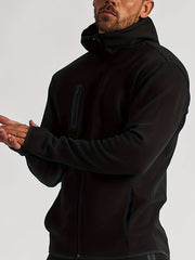 Men's Zipper Hooded Sports Hoodie for Autumn Winter