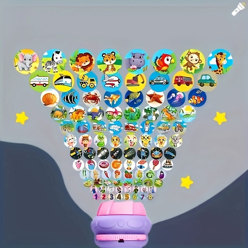 Flashlights Projector Bedtime Fun Puzzle Dinosaur
