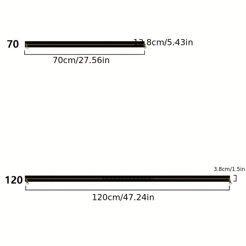 8 Double-ended Metal Zipper Clothing Jacket Luggage Head Zipper