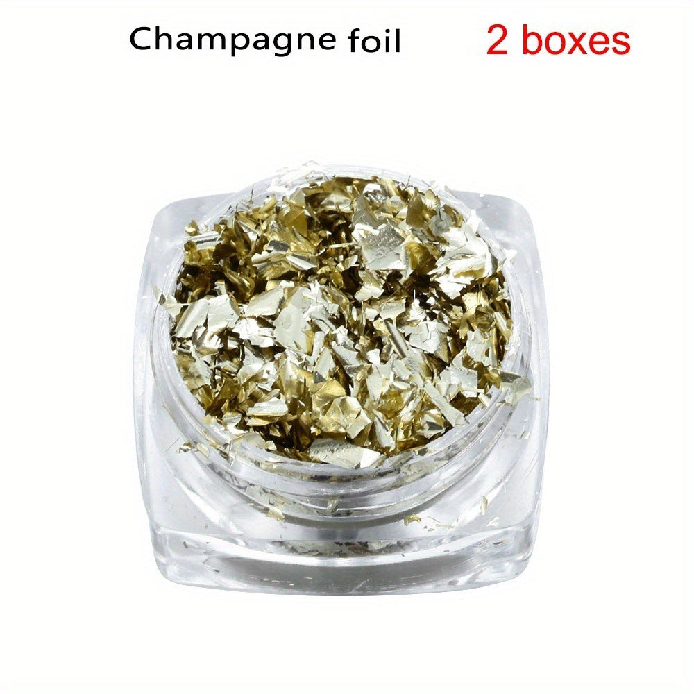Golden Fillers for Silicone Casting Molds DIY Craft Jewelry Making Resin Filler