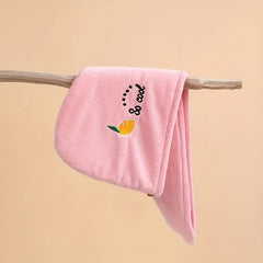 Hair Drying Cap Embroidery Style Water Absorbent Hair Drying Towel Triangle Hat
