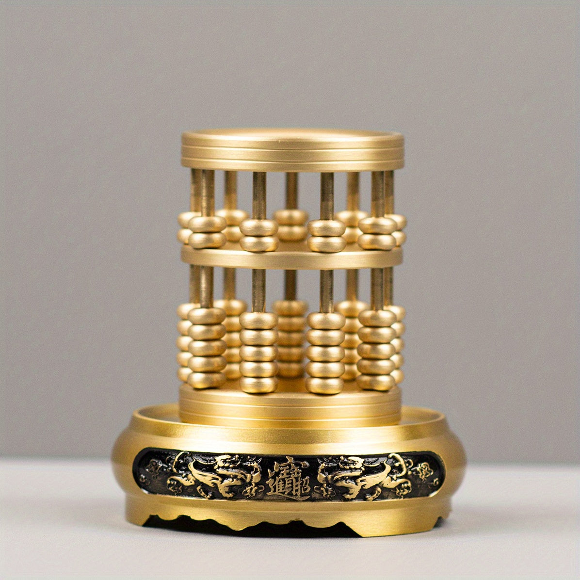 Copper Pen Holder Abacus Home Decoration Gift Creative Pen Holder