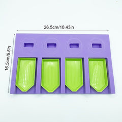 Foam Purple Diamond Painting Tool Tray Plate Organizer