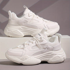 Women's Thick-soled Running Shoes Lightweight Comfortable Anti-skid Sneakers
