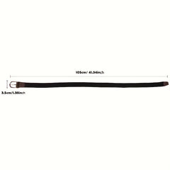 Men's/Women's Elastic Stretch Casual Head PU Belt