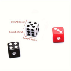 50pcs Gaming Dices Standard 6-Sided Dice for Parties and Board Games