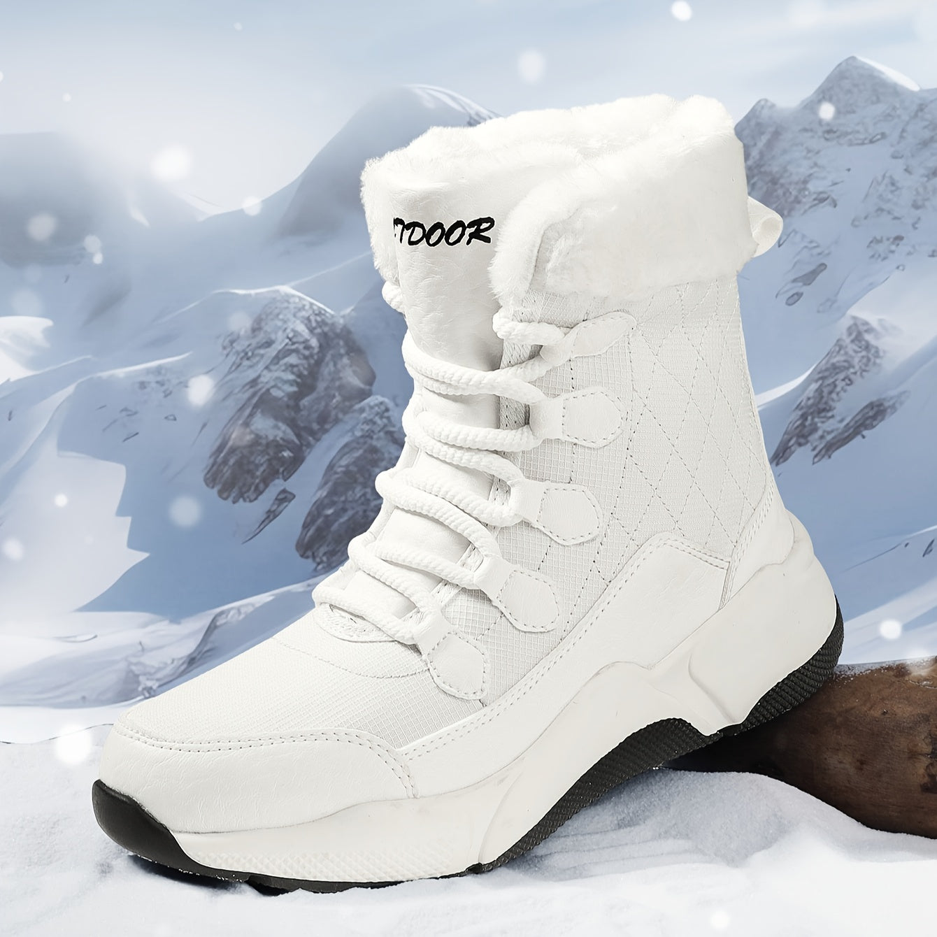 Women's Snow Boots Non Slip Thickened Winter Hiking Outdoor Boots