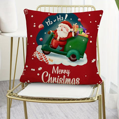Christmas Decorations Pillow Cover for Party Home Room Sofa Car