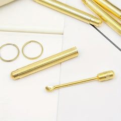 Portable Metal Ear Spoon Key Chain Pendant