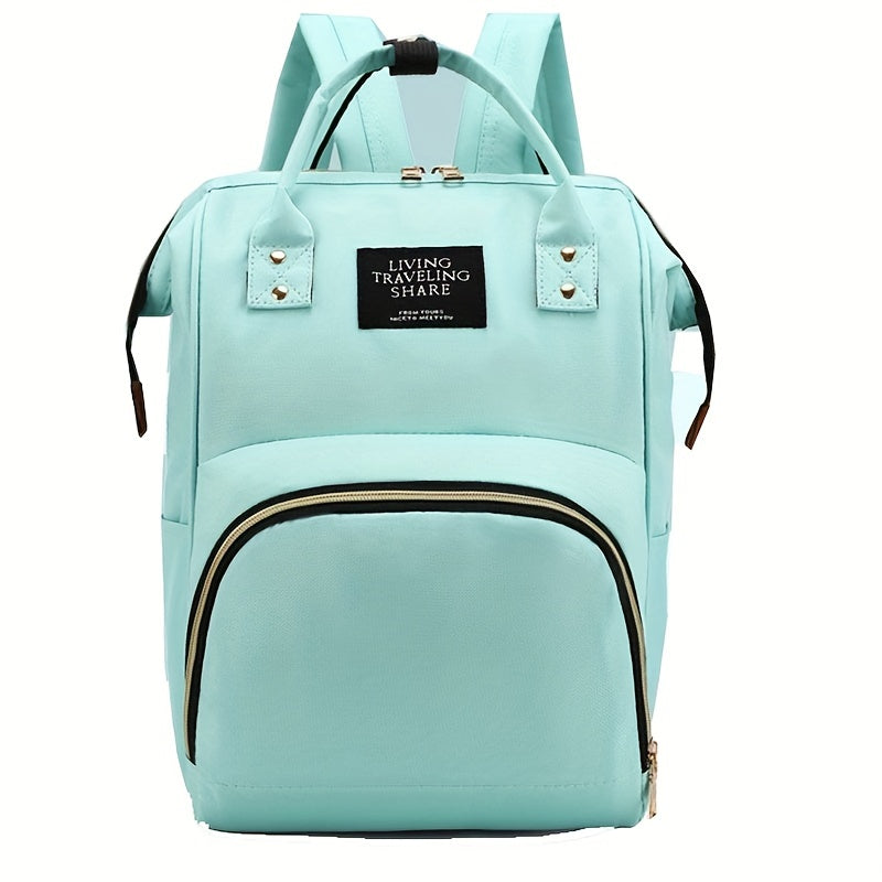 Portable Oxford Cloth Mother And Baby Bag Backpack
