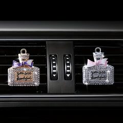 Diamond Mounted Car Air Freshener Clip Decoration