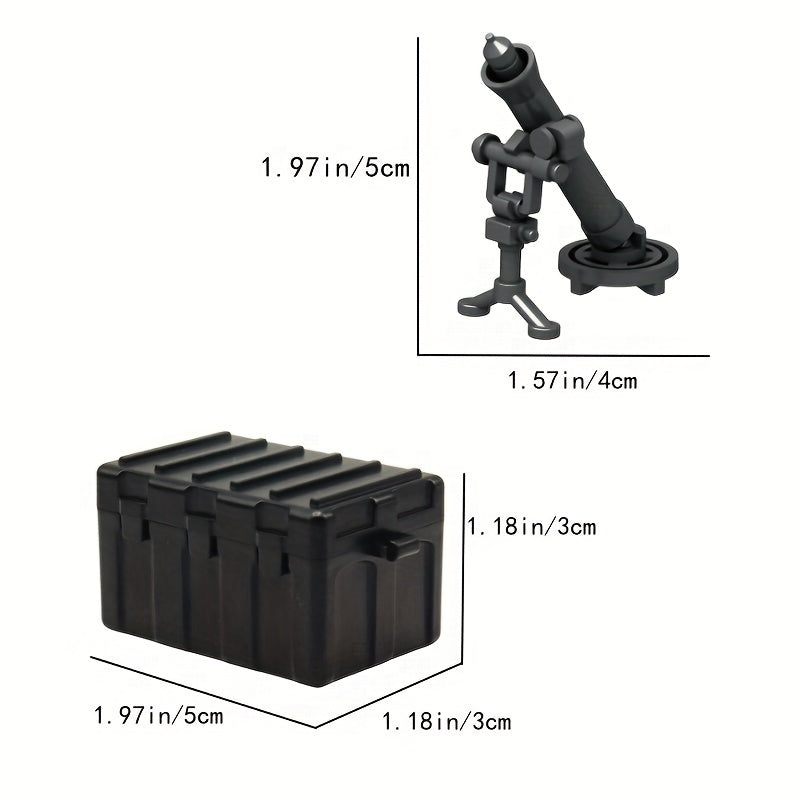 Military Weapon Case Building Blocks Toy - 3 Colors