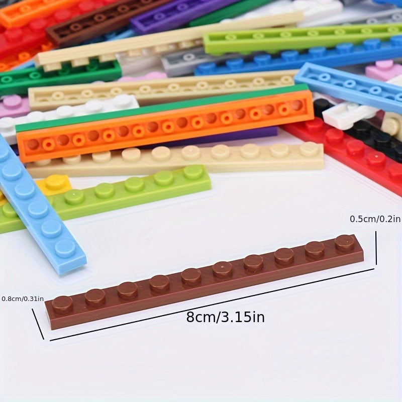 30pcs Building Blocks Compatible with MOC 4477 Sets Gray Red Green Orange