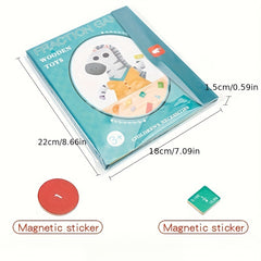 Magnetic Math Toy Workbook, Addition & Subtraction Shapes Puzzle