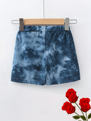Boys Tie Dye Shorts Soft Comfortable Breathable For Summer Kids Clothes