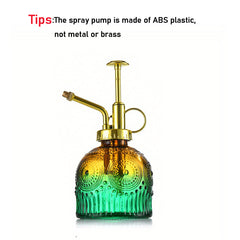 Glass Plant Mister Stylish Spray Bottle for Plants & Cleaning