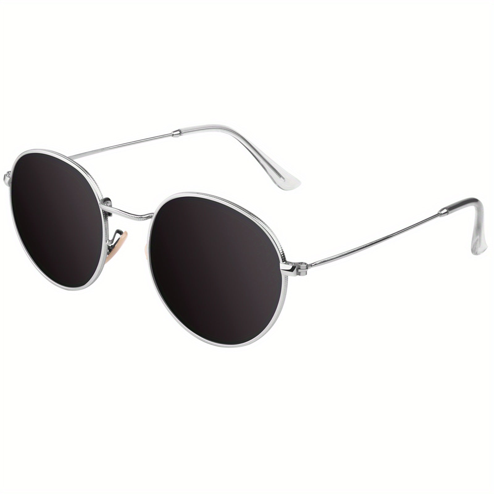 EYEOJO Round Polarized Sunglasses Retro Circle Sunglasses
