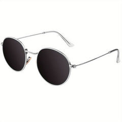 EYEOJO Round Polarized Sunglasses Retro Circle Sunglasses