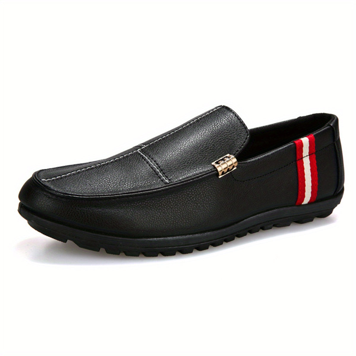 Men's Comfy PU Leather Loafer Slip On Shoes Spring Summer
