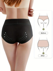 4pcs Letter Print Briefs Women's Comfy & Breathable Intimates Panties
