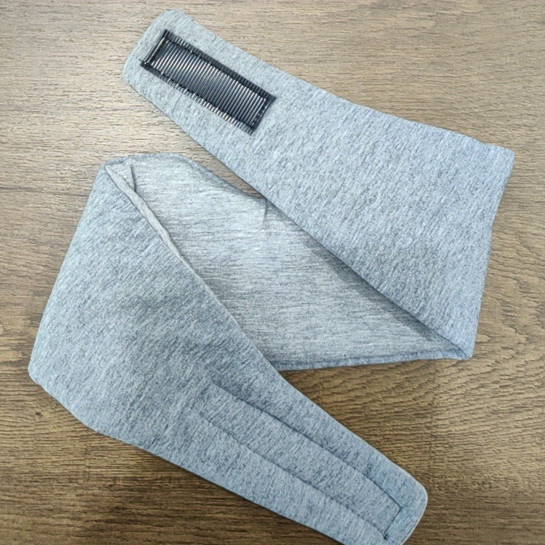Oversized Eye Mask for Yoga and Meditation with Nose Pad and Full Coverage