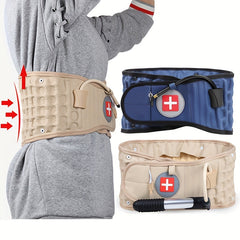 Inflatable Waist Protection Belt Set with Air Pump