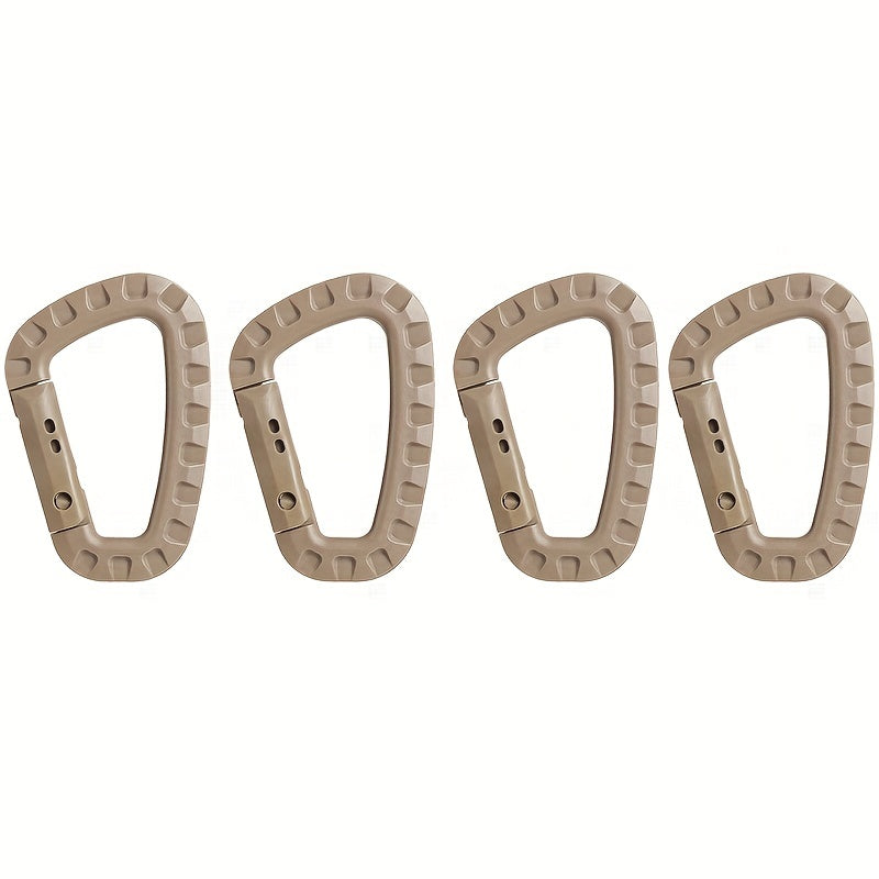 4pcs Carabiners Clips Key Chain Backpack Hanging Buckle Outdoor Camping