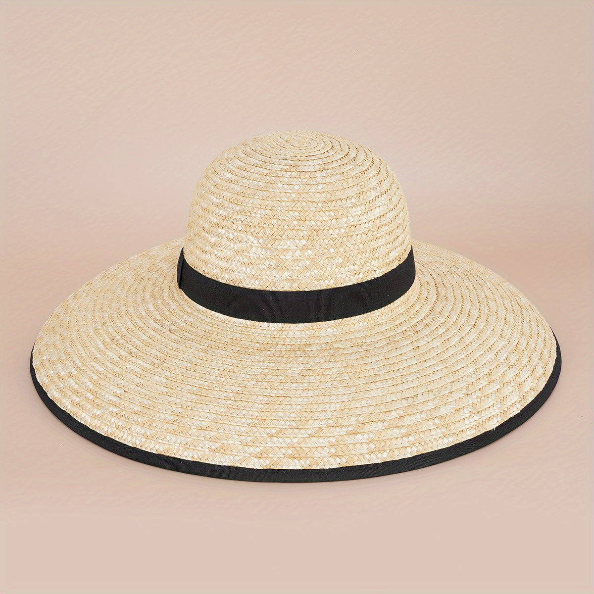 Big Brim Straw Hat Men Women Summer Beach French Sun Hat