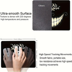 Funny Mouse Pad We're All Mad Here Square Waterproof Mouse Pad