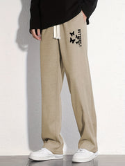 Butterfly Graphic Print Men's Loose Sweatpants Casual Jogger Pants